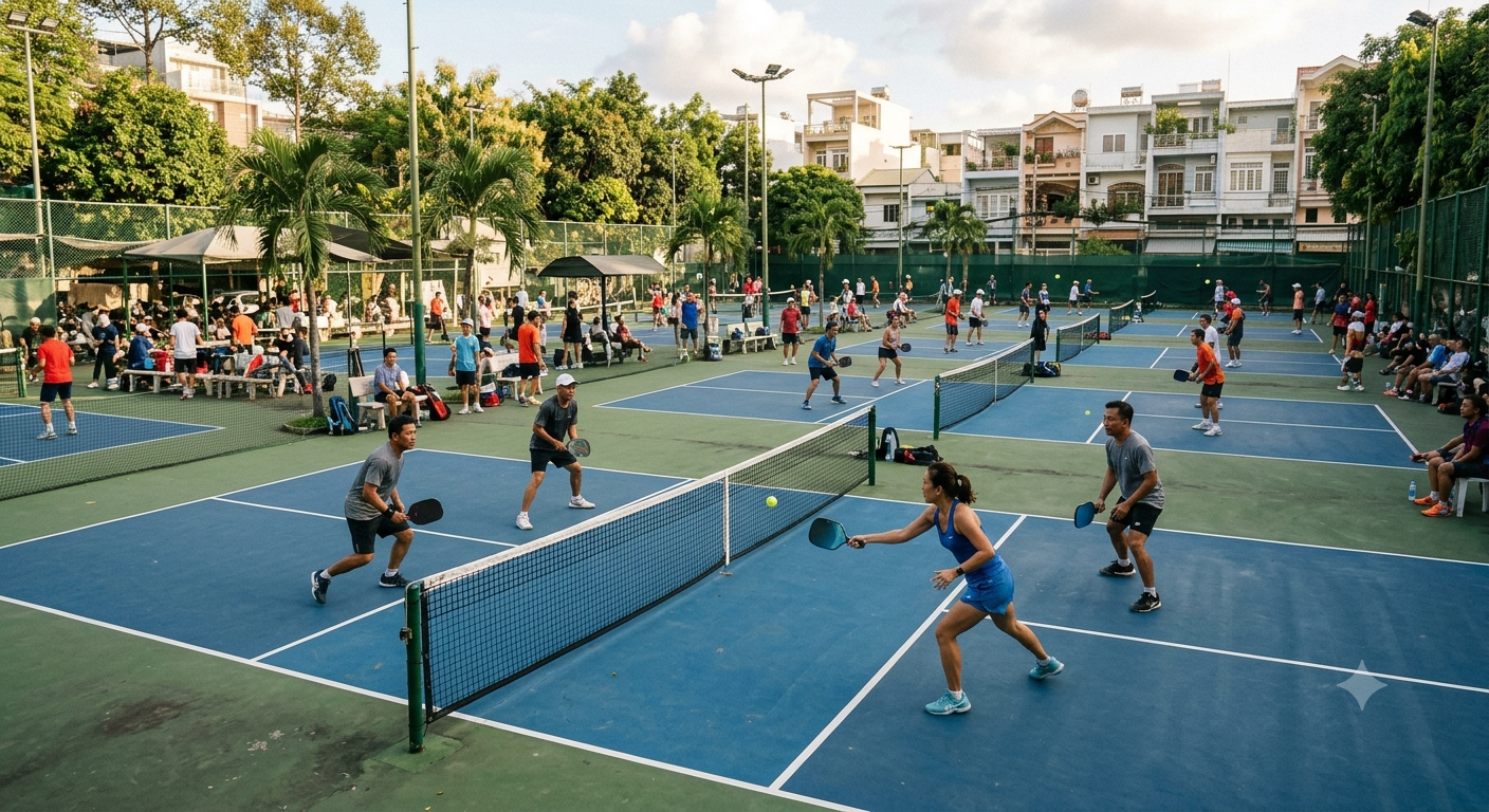 Sự phát triển của phong trào và nhu cầu tìm kiếm địa điểm chơi pickleball Gò Vấp
