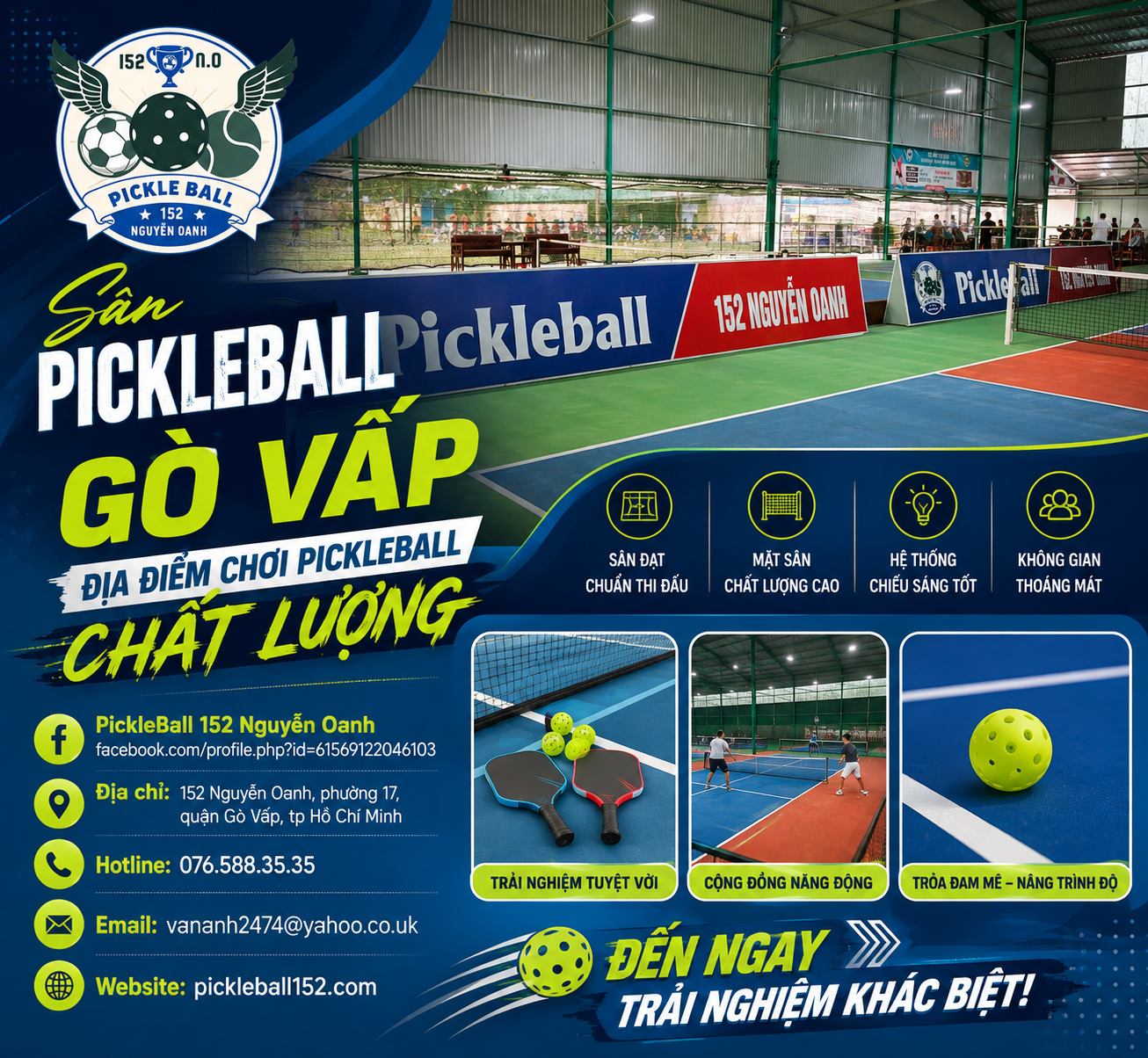 Sân Pickleball Gò Vấp