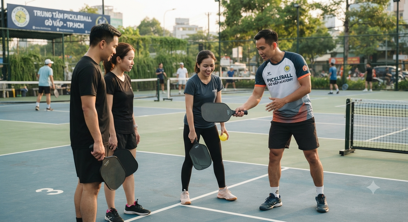 Các bước cơ bản để làm quen với Pickleball