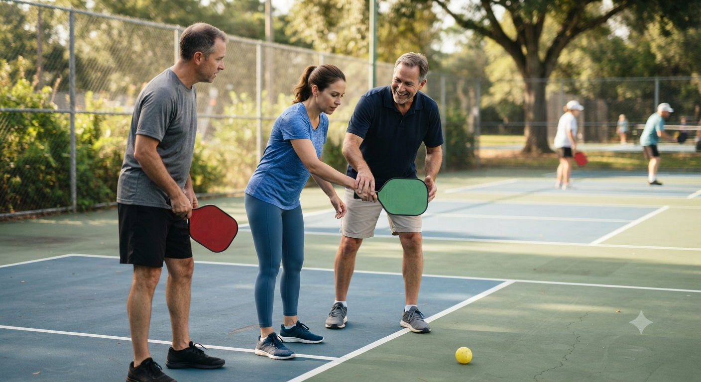 Mẹo Vượt Qua Thử Thách Ban Đầu Khi Học Pickleball